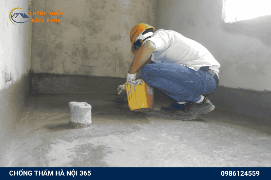 các vị trí cần chống thấm nhà vệ sinh hà nội