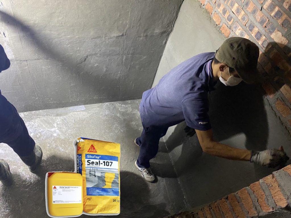 Báo giá thi công chống thấm sikatop seal 107